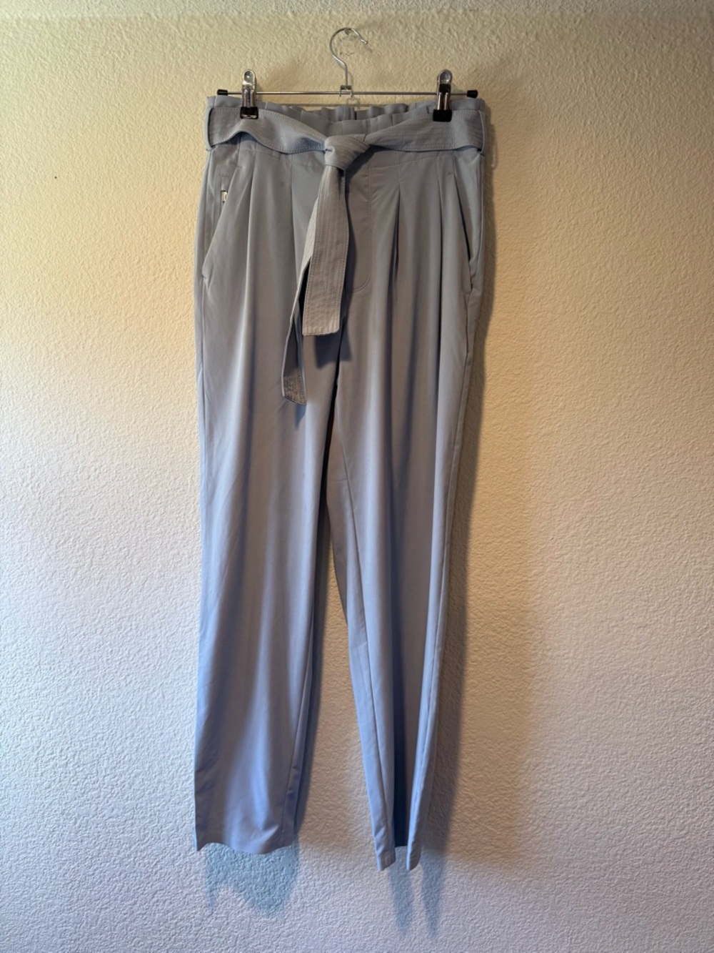 ATHLETA Skyline Pant II Light Blue Tie-Waist Pants - Picture 2 of 6